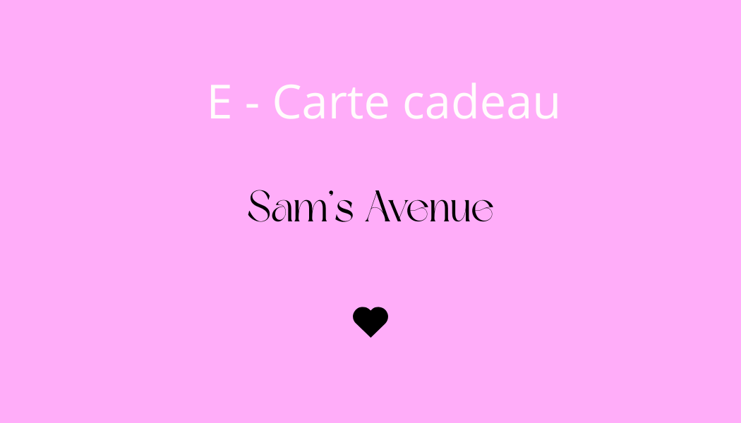 Carte-Cadeau Sam's avenue